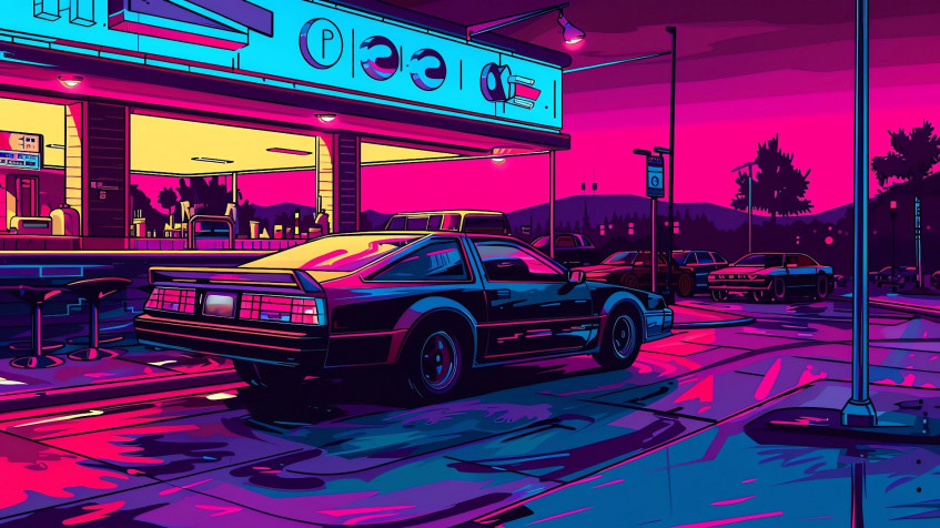 Neon Full HD 1080p Wallpaper 1920x1080px