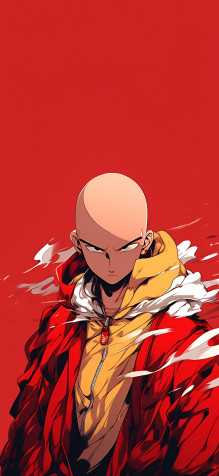 One Punch Man Android Wallpaper 1463x3171px