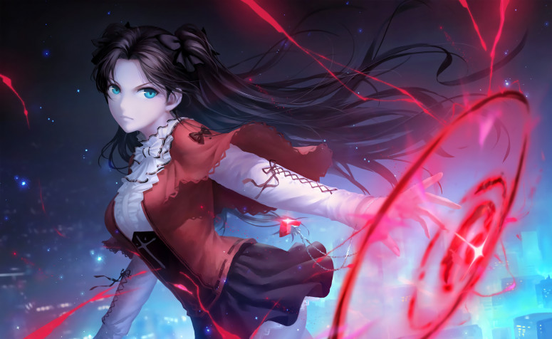 Rin Tohsaka Desktop Background 1920x1180px