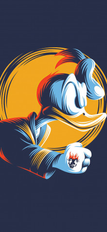 Daffy Duck iPhone Wallpaper Image 887x1920px