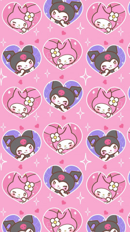 Kuromi iPhone Background Image 1080x1920px