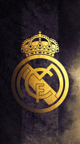 Real Madrid Logo Phone HD Background 1080x1920px