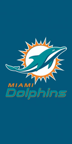 Miami Dolphins Logo Mobile Wallpaper 960x1920px