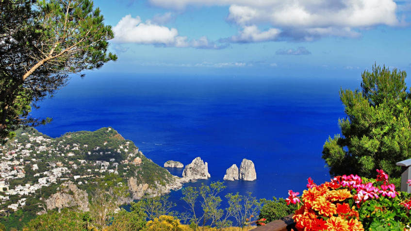 Capri Italy Full HD 1080p Wallpaper 1920x1080px