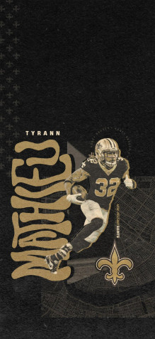 Tyrann Mathieu iPhone Wallpaper 944x2048px