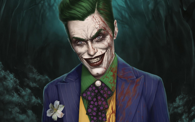 Jared Leto Joker Background Image 3840x2400px