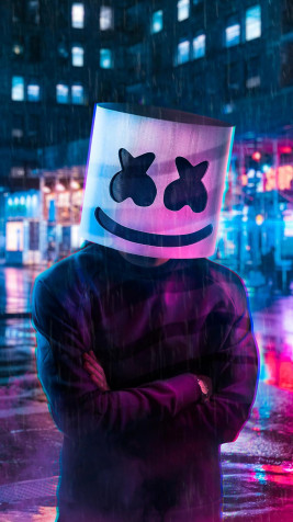 Marshmello iPhone Wallpaper Image 1080x1920px