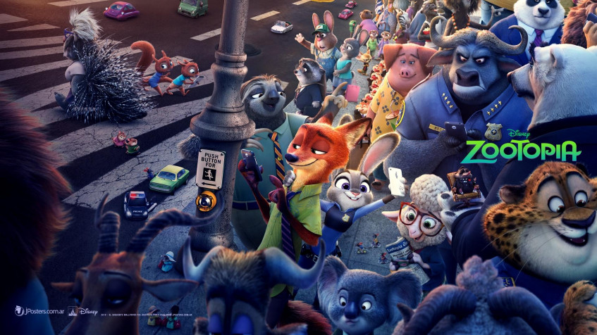 Zootopia Full HD 1080p Wallpaper 1920x1080px