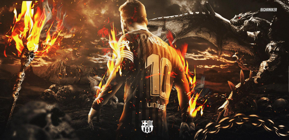 Cool Lionel Messi Background Image 1920x930px