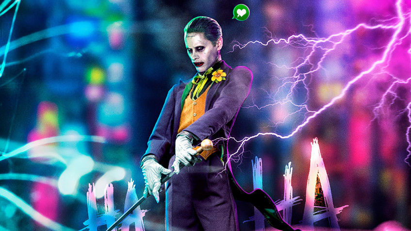 Jared Leto Joker Full HD 1080p Wallpaper 1920x1080px