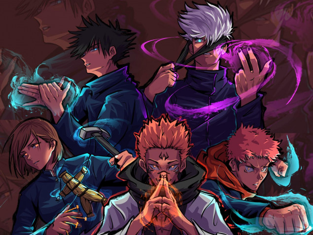 Jujutsu Kaisen Hd MacBook Wallpaper 1920x1440px