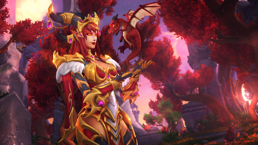 Alexstrasza Laptop Background 4096x2304px