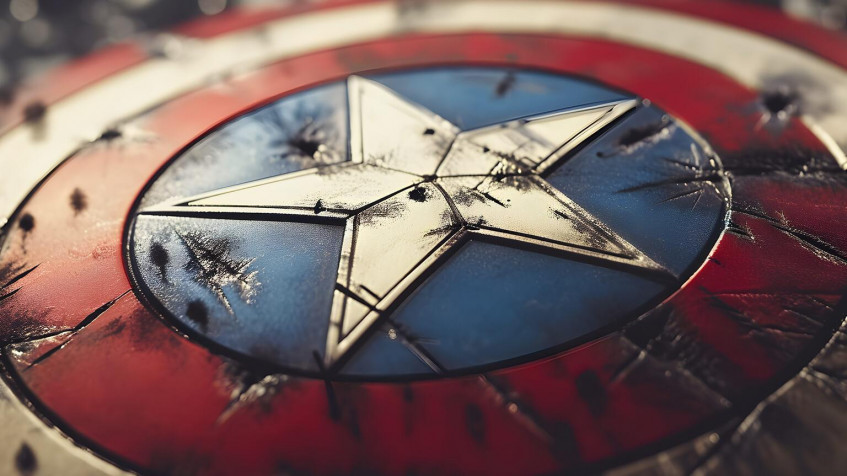 Captain America Laptop Background 1536x864px