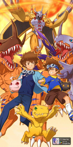 Digimon Android Wallpaper 800x1600px