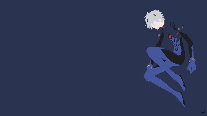 Kaworu Nagisa Full HD 1080p Wallpaper 1920x1080px