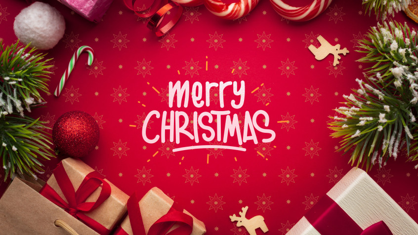 Merry Christmas 4k UHD Wallpaper 3840x2160px