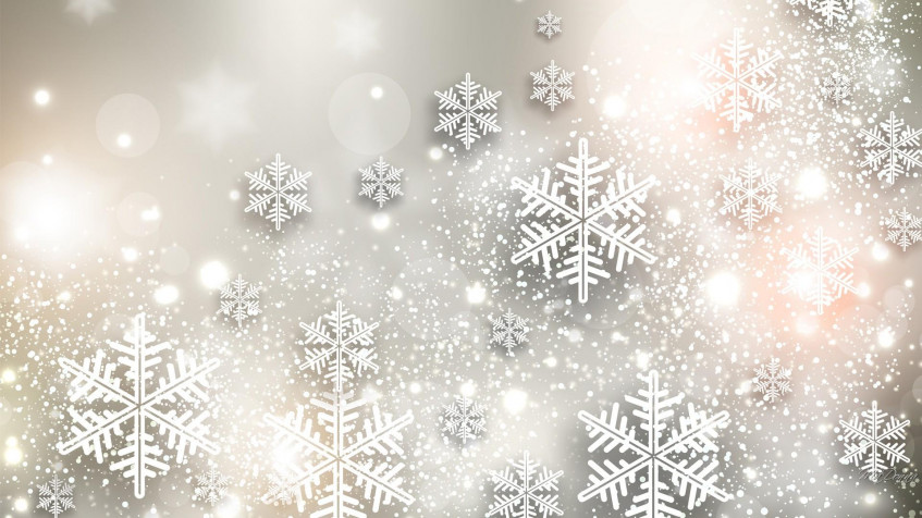 Snowflakes Full HD 1080p Wallpaper 1920x1080px