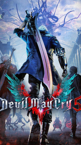 Devil May Cry 5 iPhone Background Image 1080x1920px