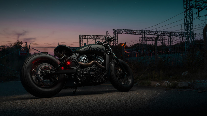 Bobber Bike 4k UHD Wallpaper 3840x2160px