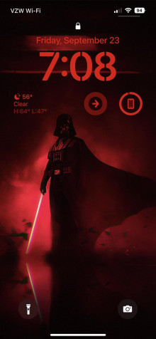 Darth Varder Android Wallpaper 1080x2337px