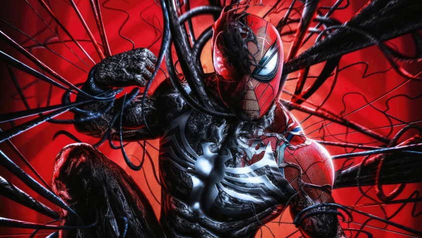 Marvels Spider Man 2 Venom HD Background 1360x768px