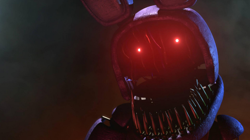 Nightmare Bonnie Full HD 1080p Wallpaper 1920x1080px