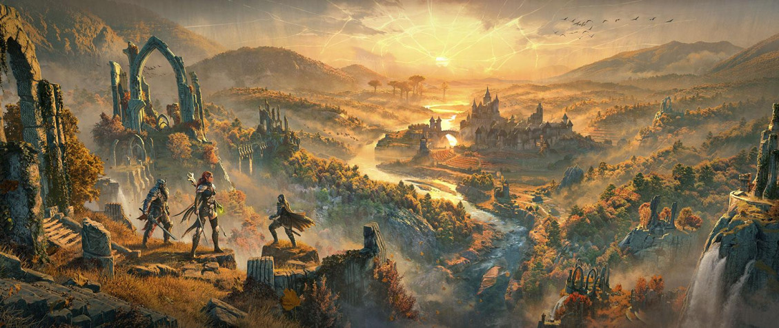 The Elder Scrolls Online Desktop Background 1600x675px