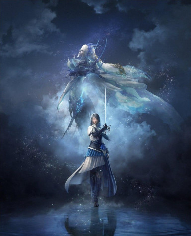 Final Fantasy 16 iPhone Wallpaper 1006x1242px