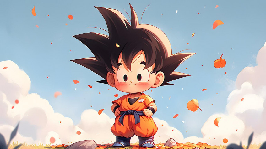 Goku Desktop HD Wallpaper 1536x864px