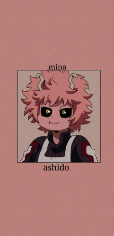 Mina Ashido iPhone Wallpaper 755x1553px