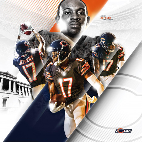 Chicago Bears iPhone Wallpaper Image 2560x2560px