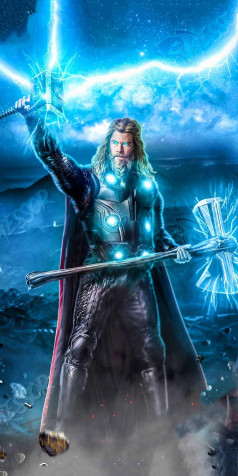 Thor Android Wallpaper 1080x2160px