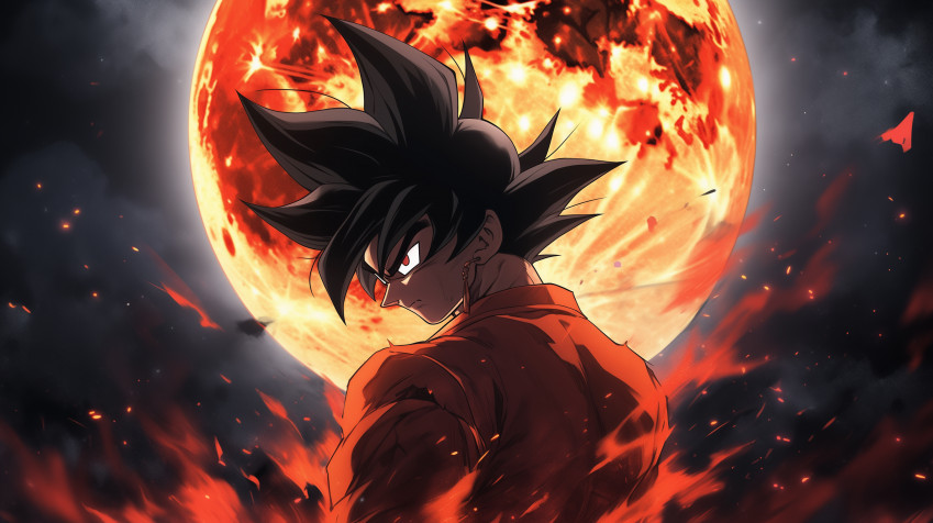 Goku Desktop HD Background 2912x1632px