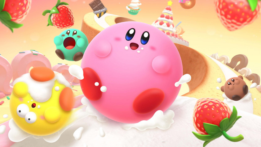 Kirby Laptop Wallpaper 3200x1808px