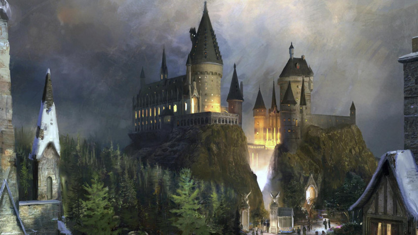 Hogwarts Full HD 1080p Wallpaper 1920x1080px