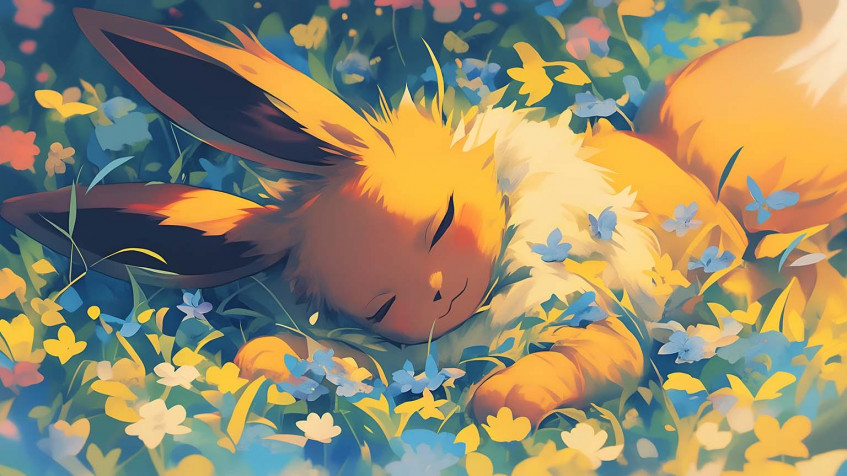 Eevee Laptop Wallpaper 1536x864px