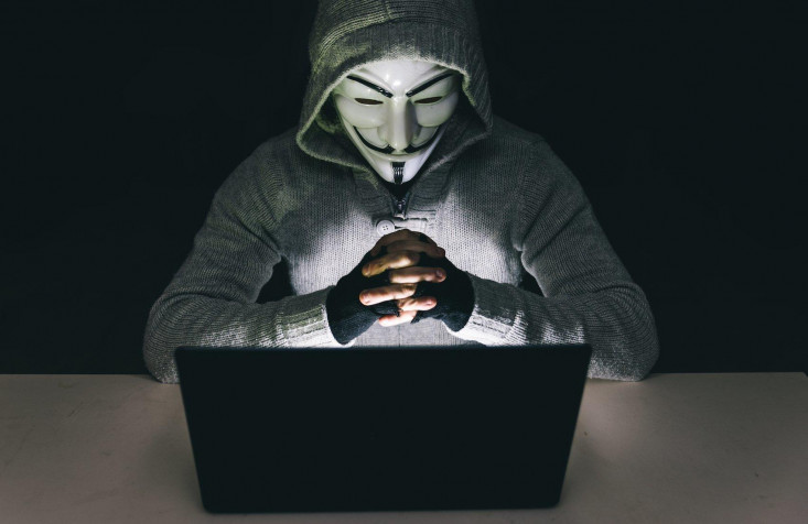 Anonymous Hacker Laptop Wallpaper 1700x1104px