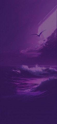 Purple Aesthetic Phone Background Image 1183x2560px