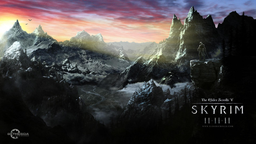 Skyrim Full HD 1080p Wallpaper 1920x1080px