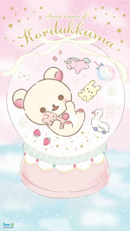 Rilakkuma Phone Background Image 1200x2132px