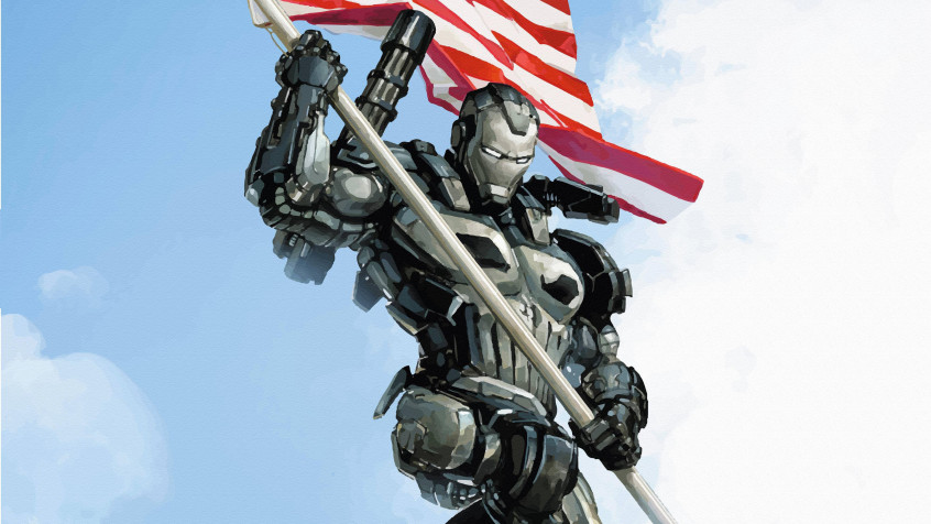 War Machine HD Background 4000x2250px