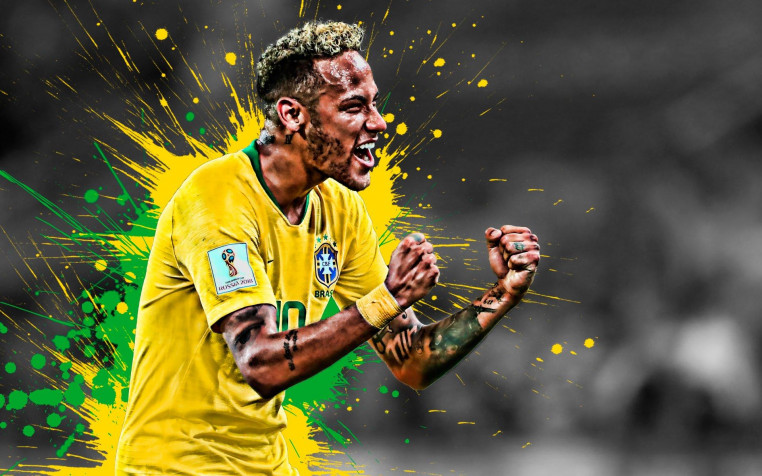 Neymar Al Hilal Widescreen HD Wallpaper 1920x1200px