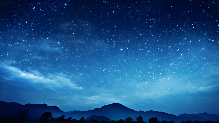 Night Sky MacBook Background 5824x3264px