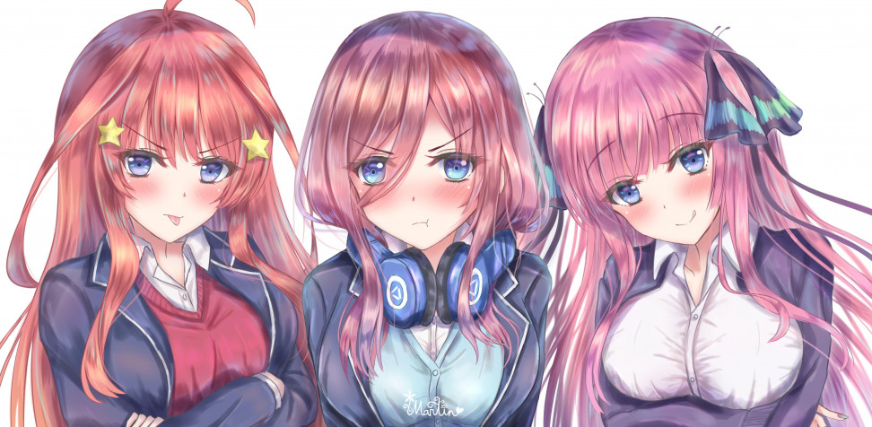 The Quintessential Quintuplets Laptop Wallpaper 5122x2508px