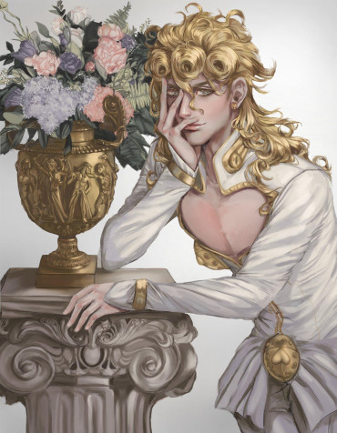 Giorno Giovanna Phone Background Image 1500x1930px