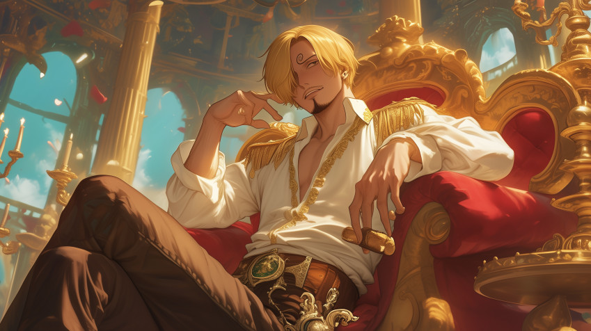 Sanji Laptop Wallpaper 2912x1632px