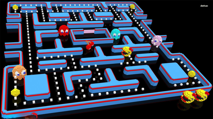 Pacman Full HD 1080p Wallpaper 1920x1080px