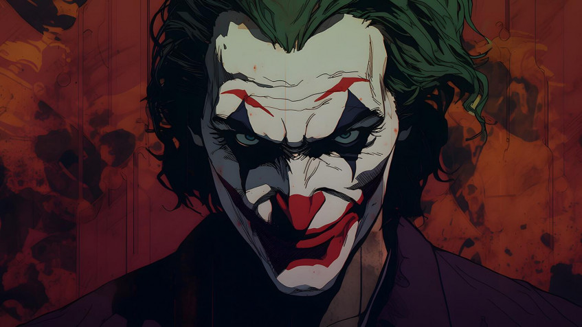 Aesthetic Joker Desktop HD Background 1536x864px