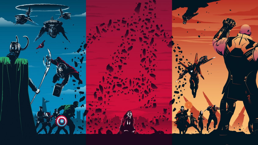 Cute Avengers Full HD 1080p Wallpaper 1920x1080px