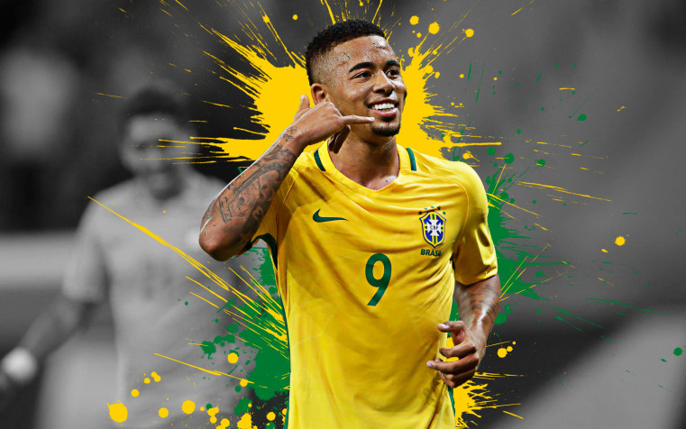 Gabriel Jesus Laptop Background 3840x2400px